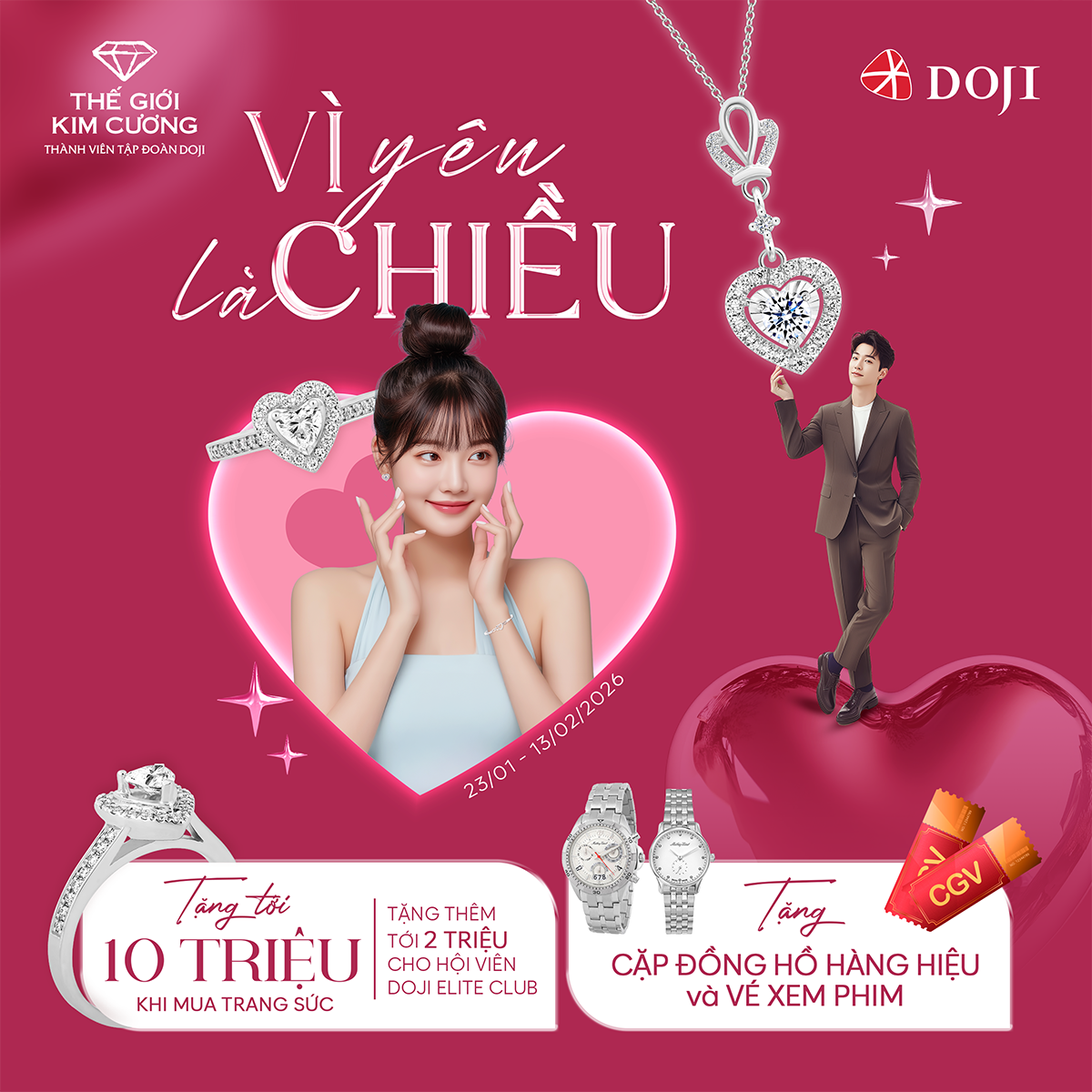 THẾ GIỚI KIM CƯƠNG - LOVE CONNECT - VÌ YÊU LÀ CHIỀU