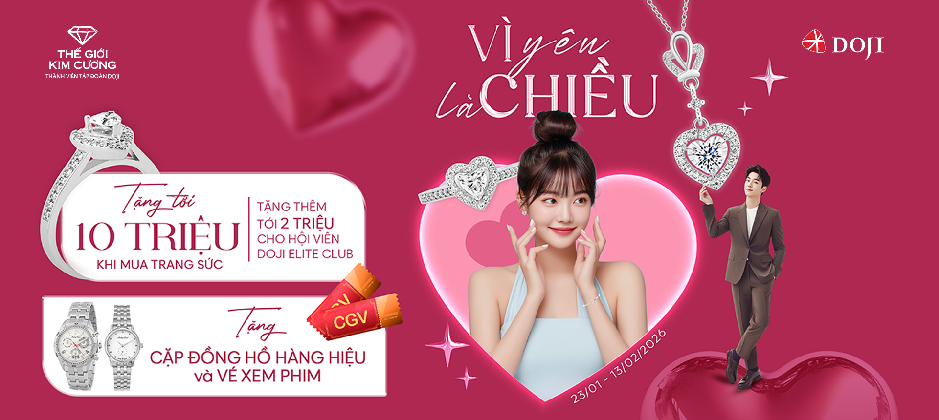 THẾ GIỚI KIM CƯƠNG - LOVE CONNECT - VÌ YÊU LÀ CHIỀU