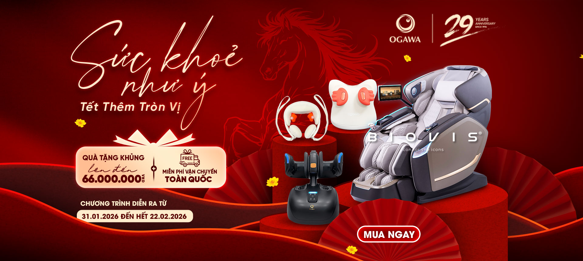 OGAWA - EMBRACE HEALTHY DEALS - WELCOME A PROSPEROUS NEW YEAR