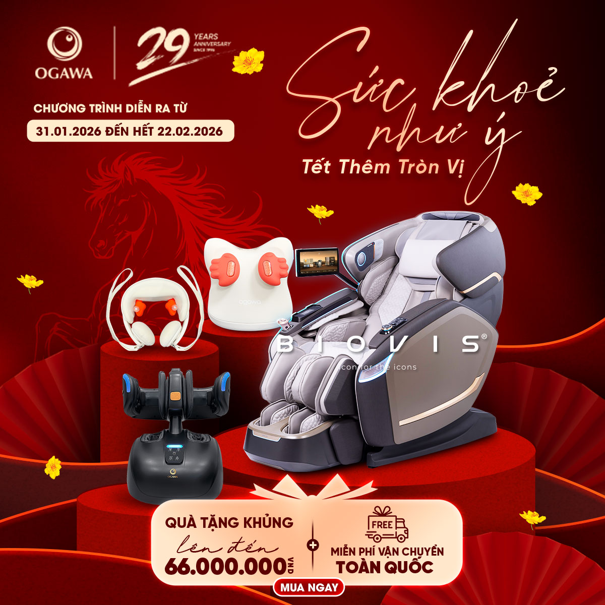 OGAWA - EMBRACE HEALTHY DEALS - WELCOME A PROSPEROUS NEW YEAR