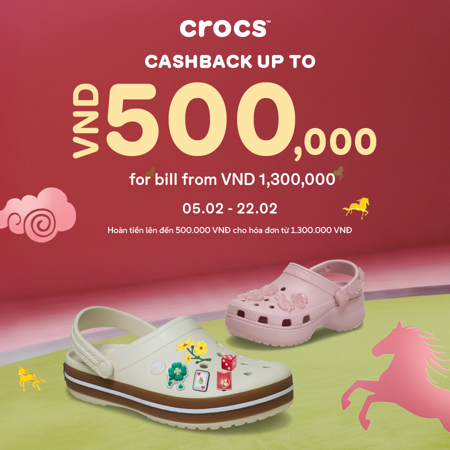 CROCS LÌ XÌ - BÍNH NGỌ HẾT Ý