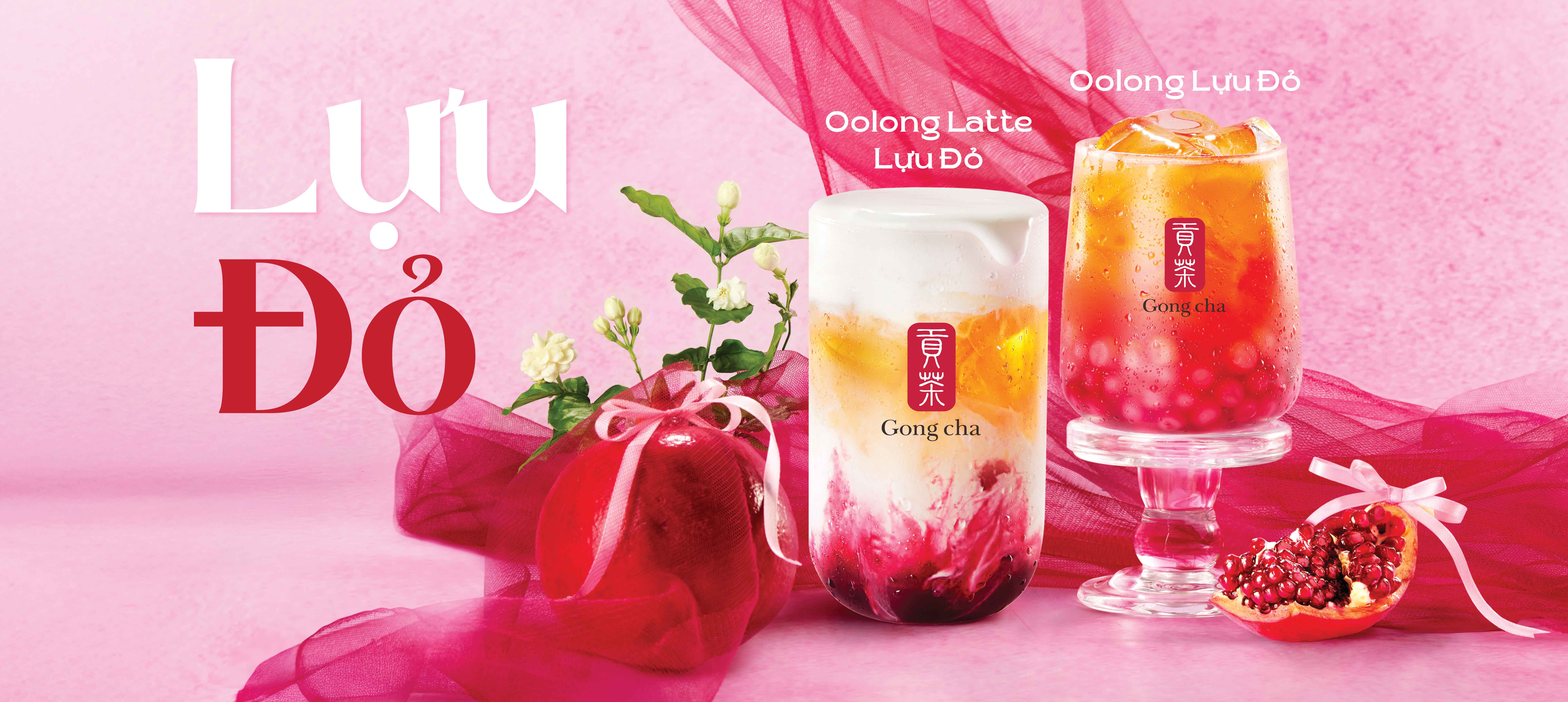 GONG CHA - LỰU ĐỎ XINH CHÍNH THỨC RA MẮT