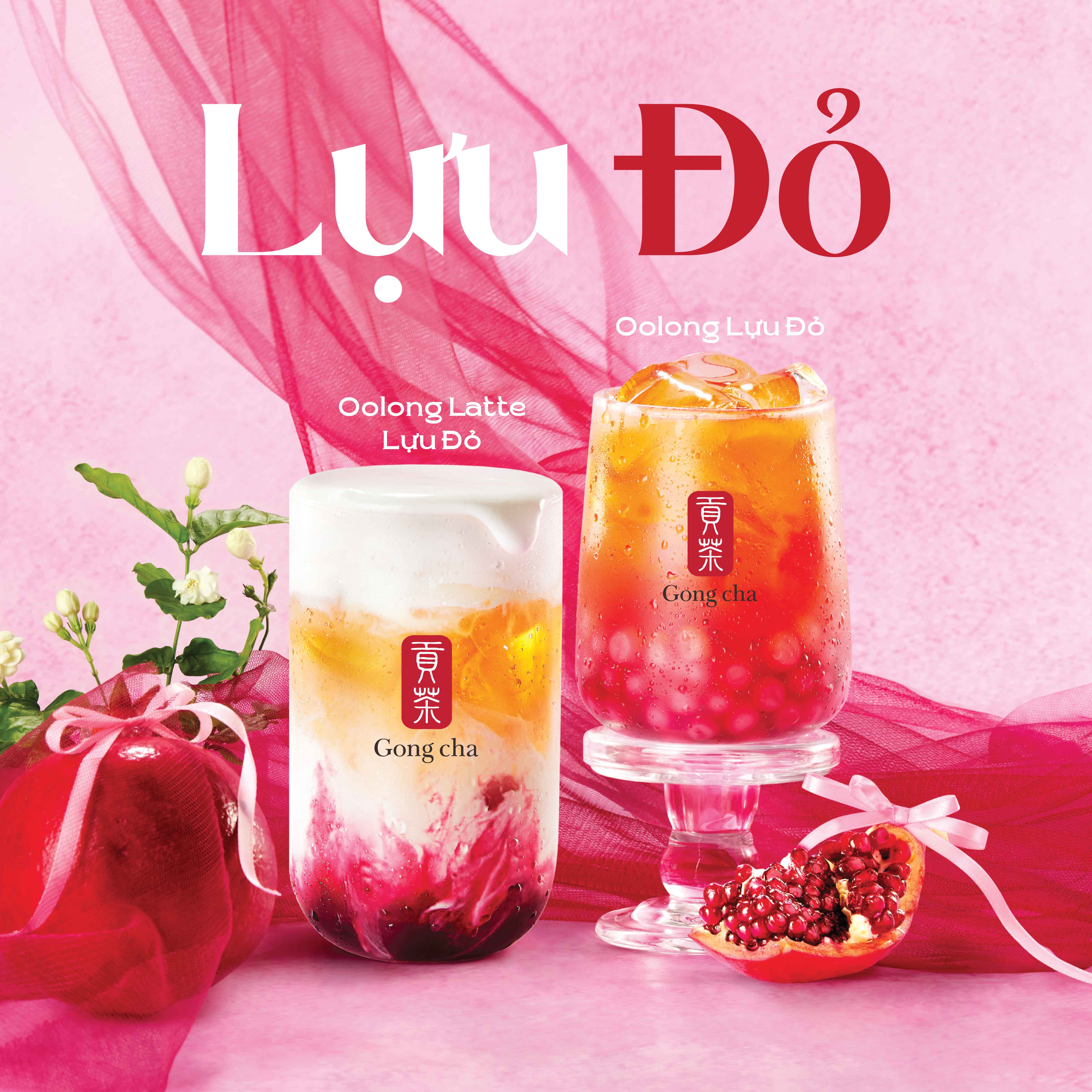 GONG CHA - LỰU ĐỎ XINH CHÍNH THỨC RA MẮT