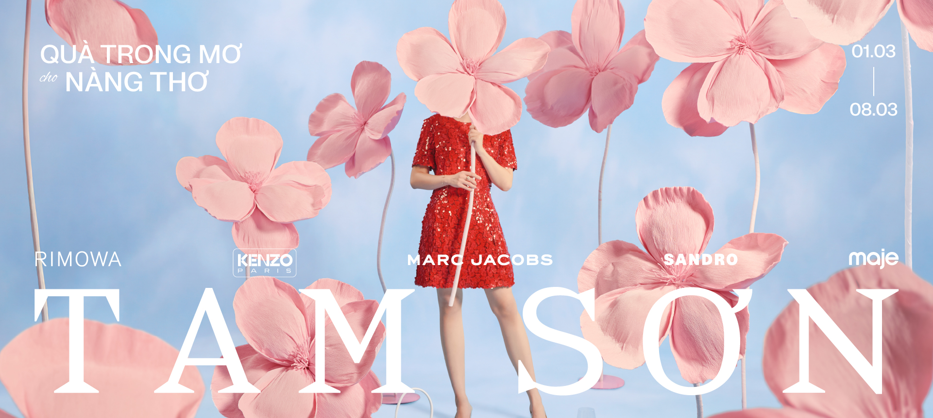 GỢI Ý CHO NGÀY 8/3 TỪ RIMOWA, KENZO, MARC JACOBS, SANDRO, MAJE
