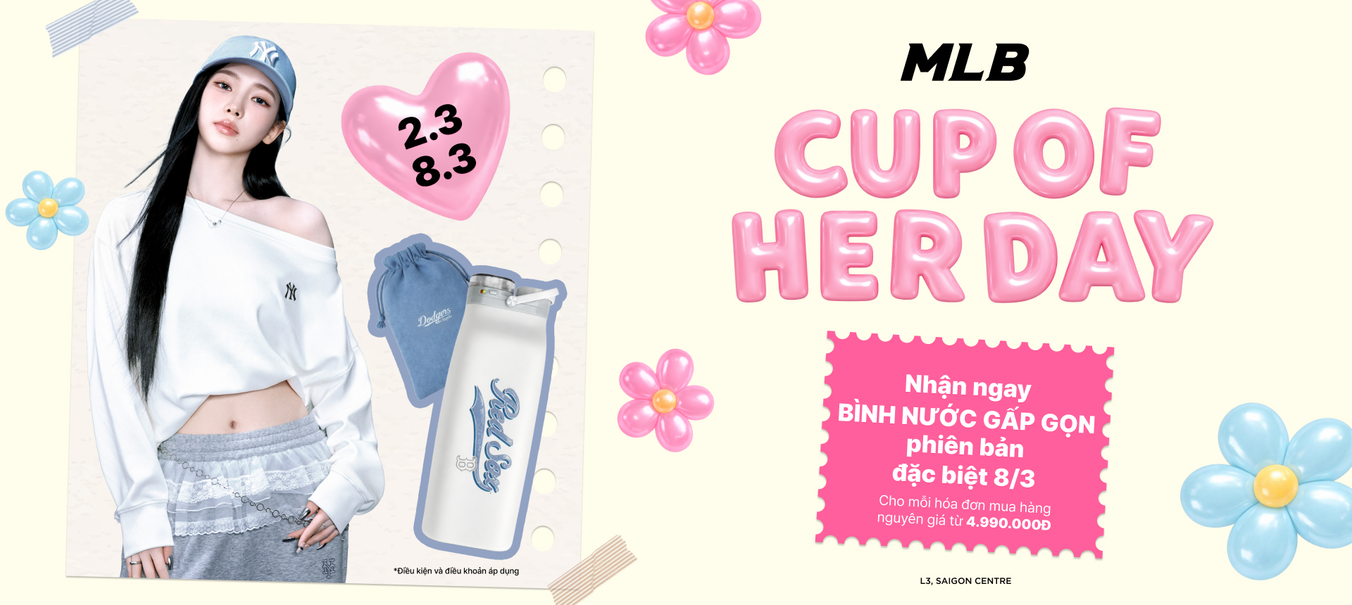 HAPPY WOMEN'S DAY WITH LOVELY CUP FROM MLB