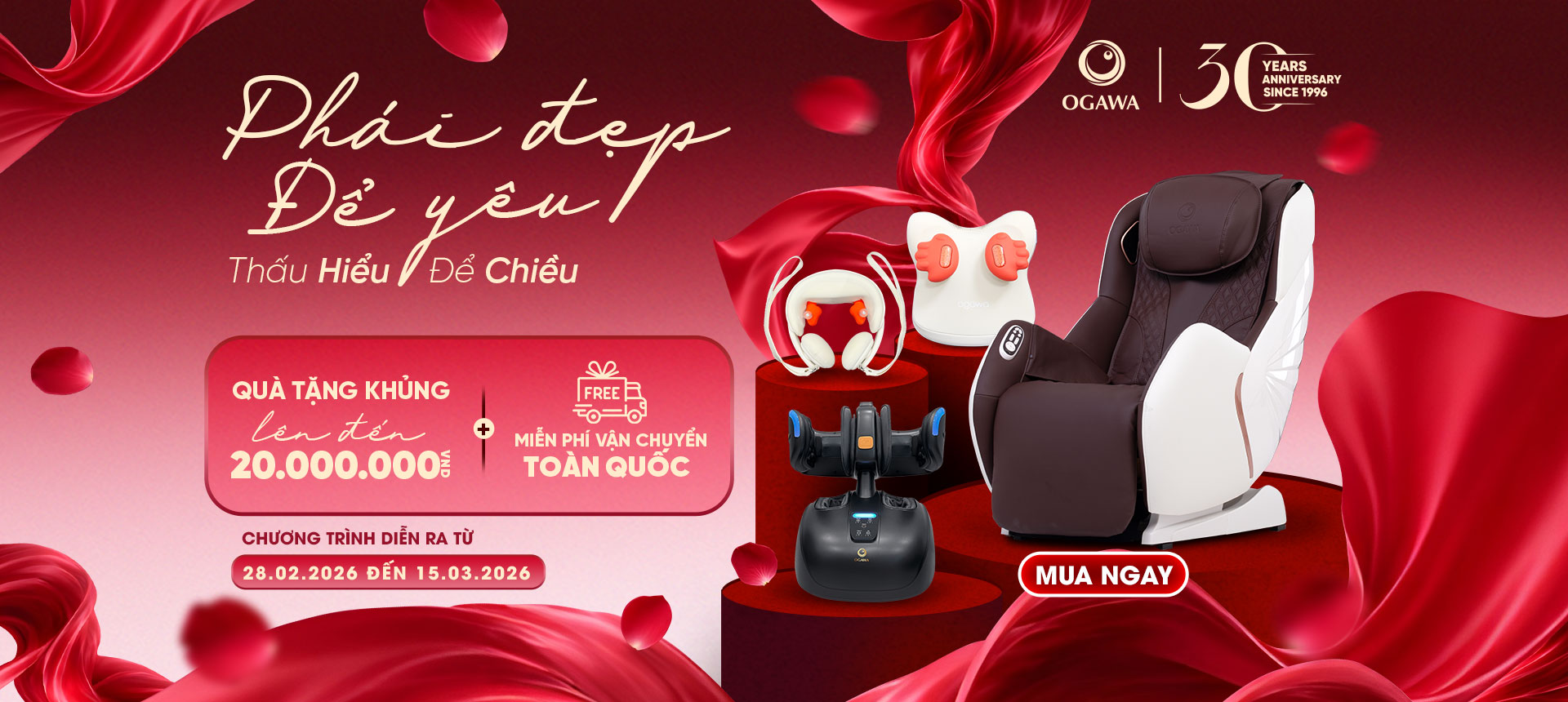 OGAWA - HAPPY WOMEN’S DAY 8/3 - PHÁI ĐẸP ĐỂ YÊU - THẤU HIỂU ĐỂ CHIỀU