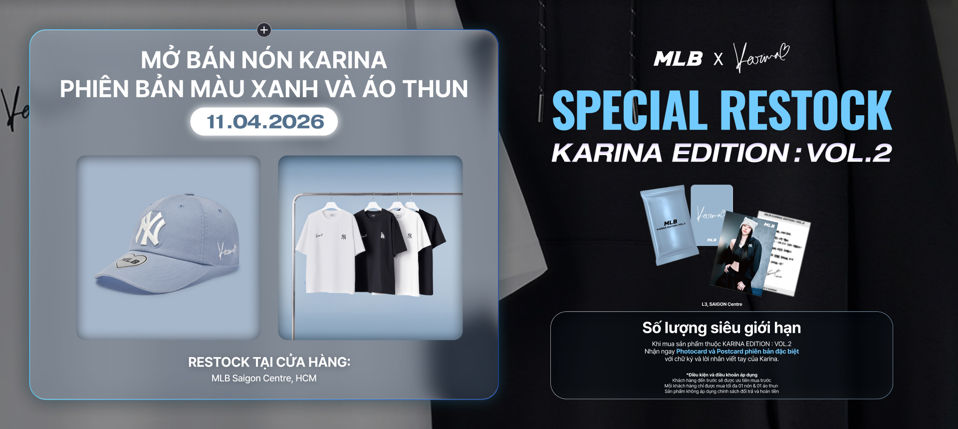 MLB KARINA EDITION: VOL.2 RESTOCK ON KARINA'S BIRTHDAY