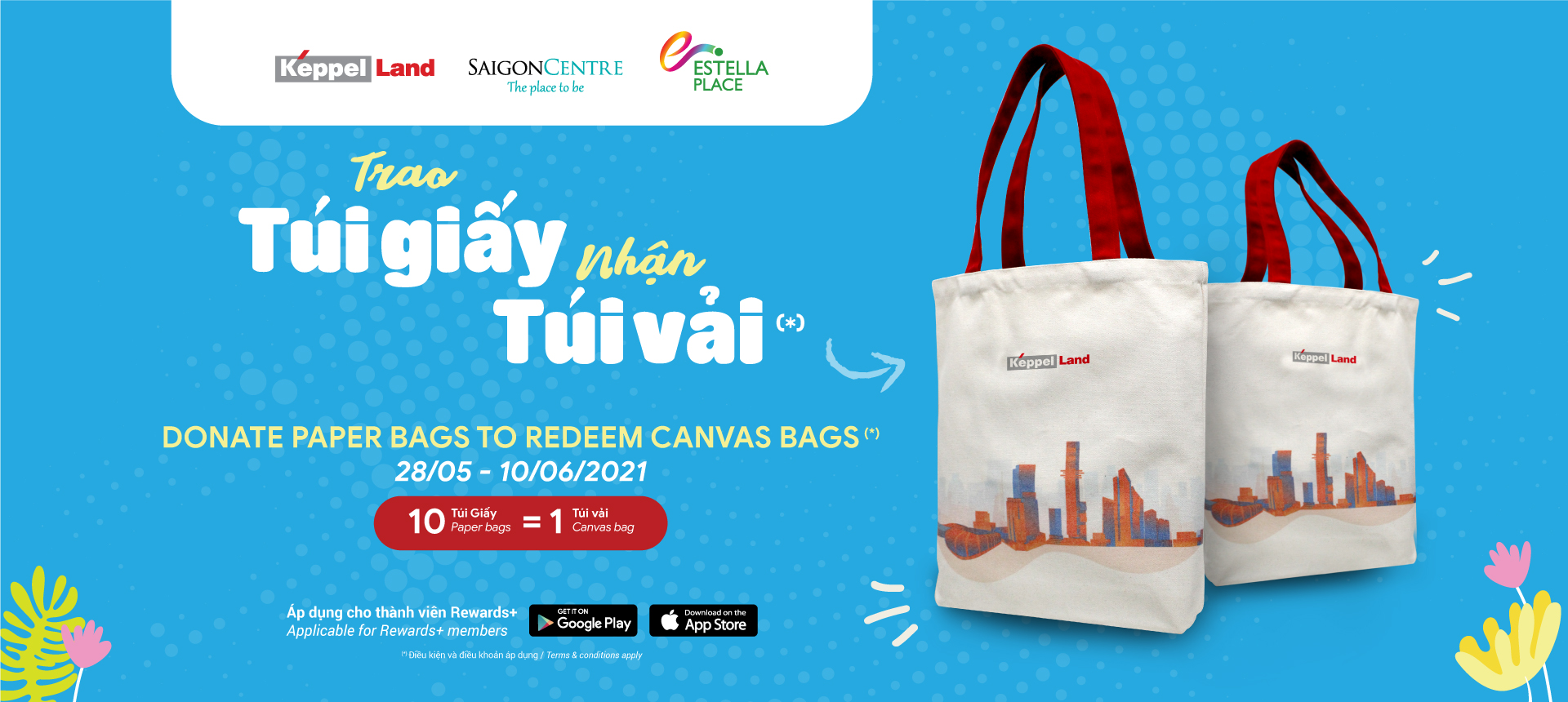 DONATE PAPER BAGS TO REDEEM CANVAS BAGS