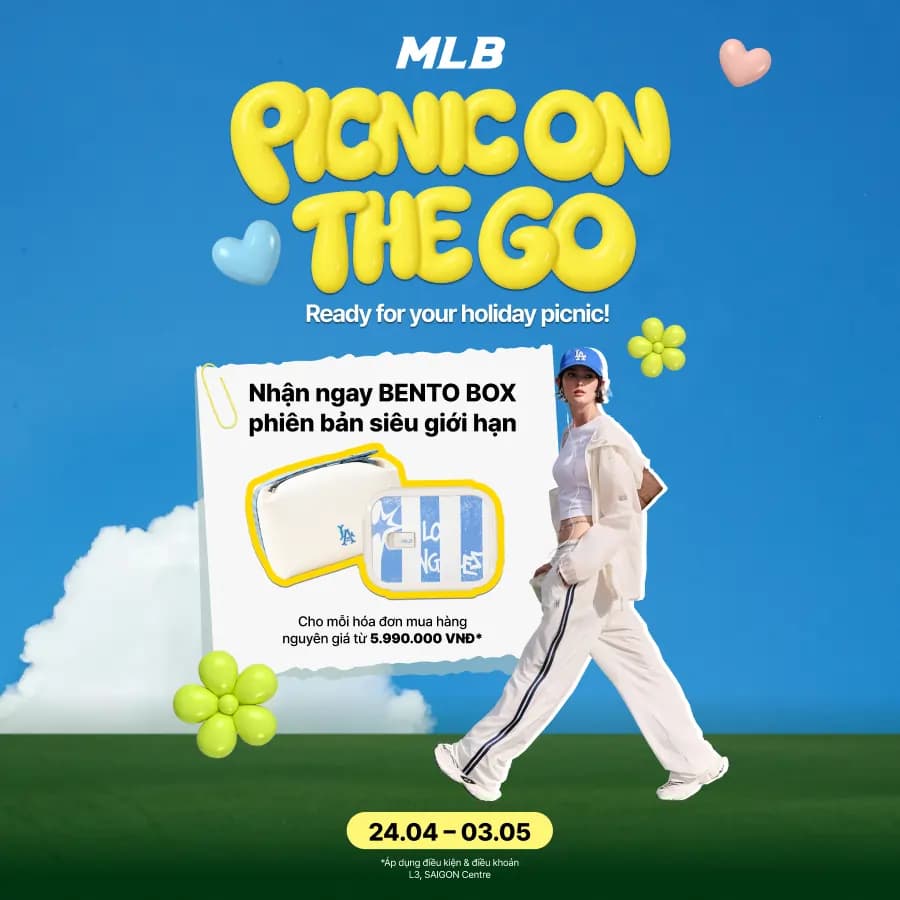 MLB - PICNIC ON THE GO WITH MLB BENTO BOX