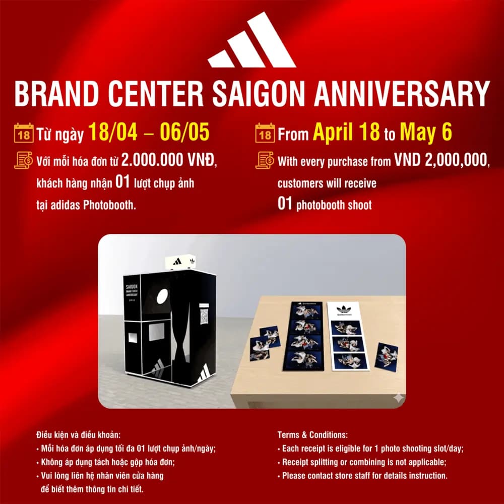 ADIDAS BRAND CENTER SAIGON ANNIVERSARY