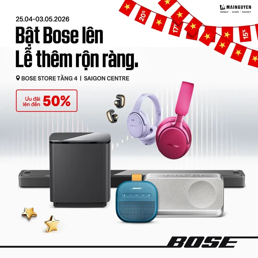 WHAT'S A HOLIDAY WITHOUT THE SOUND OF BOSE?