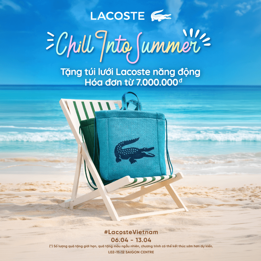 ĐÓN HÈ PHONG CÁCH CÙNG LACOSTE