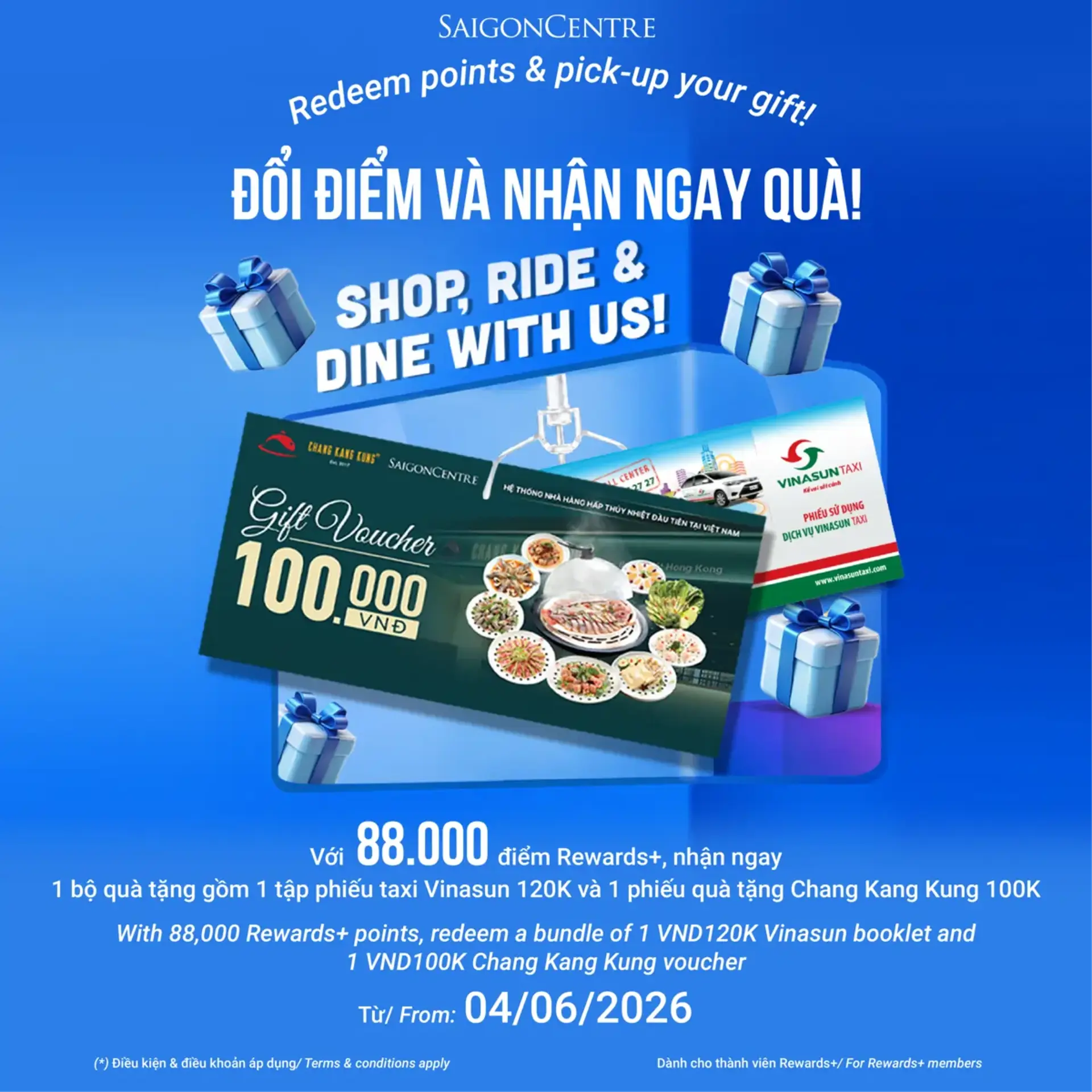 REDEEM POINTS & PICK-UP YOUR GIFTS