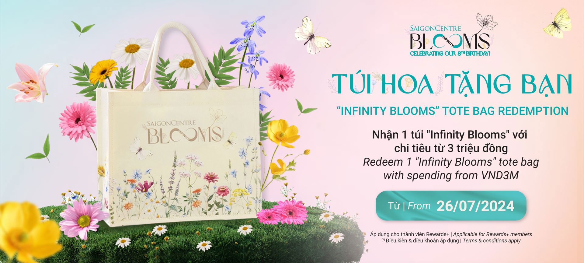 TÚI HOA TẶNG BẠN