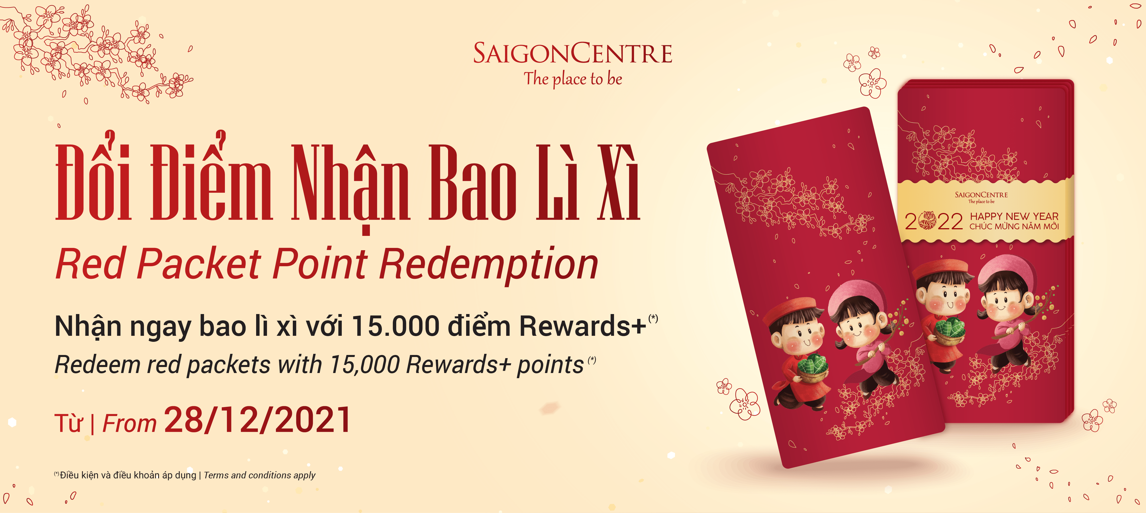 SAIGON CENTRE RED PACKET POINT REDEMPTION