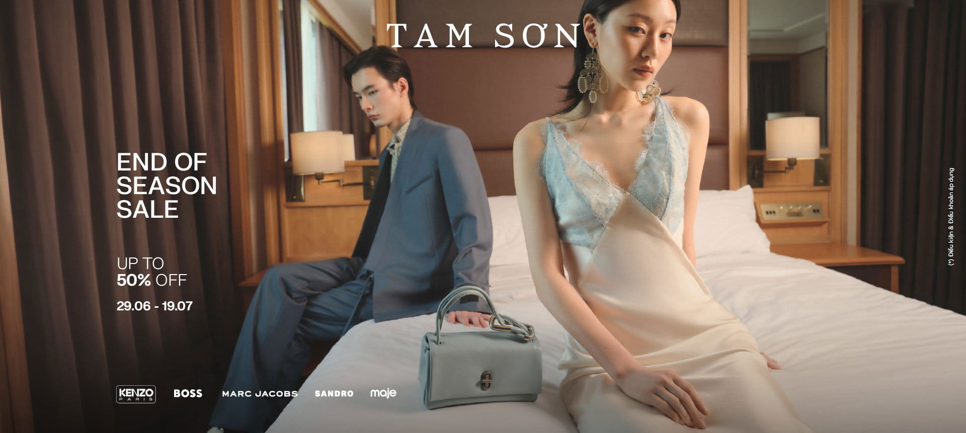 END OF SEASON SALE UP TO 50% OFF | KENZO, BOSS, Marc Jacobs, SANDRO, Maje