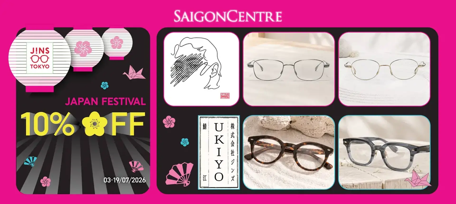 J!NS CÓ MẶT TẠI LỄ HỘI NHẬT BẢN SAIGON CENTRE