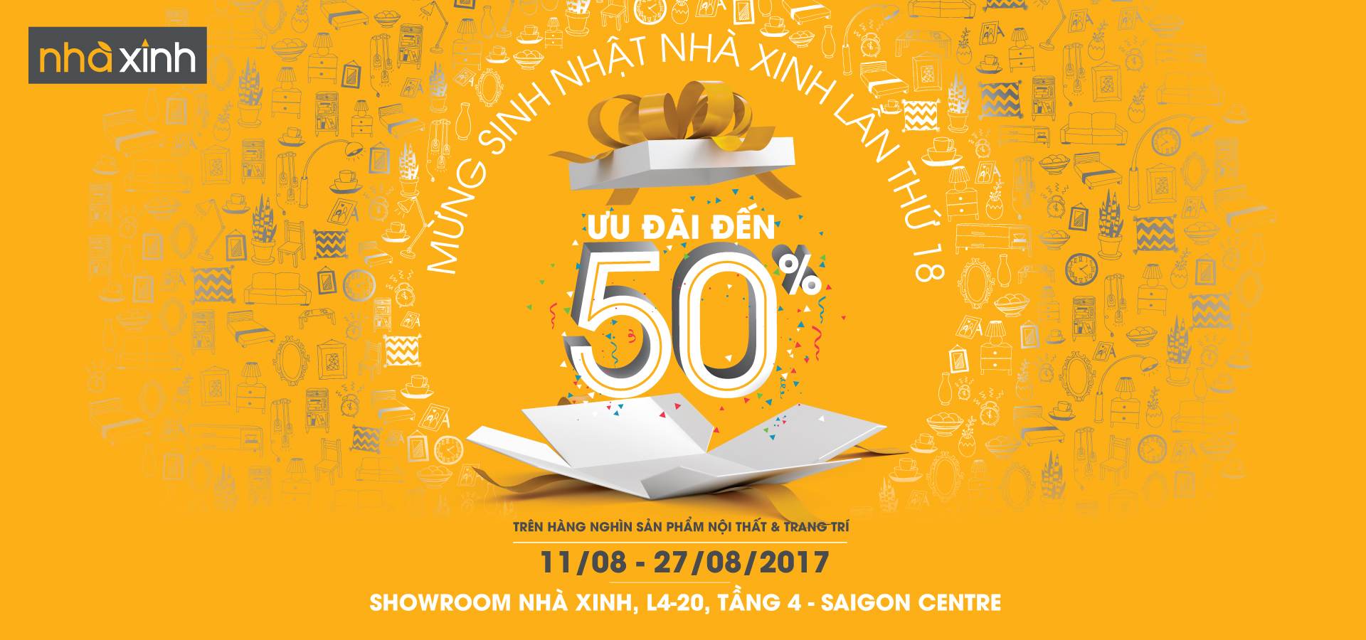 Nhà Xinh ưu đãi lên đến 50%