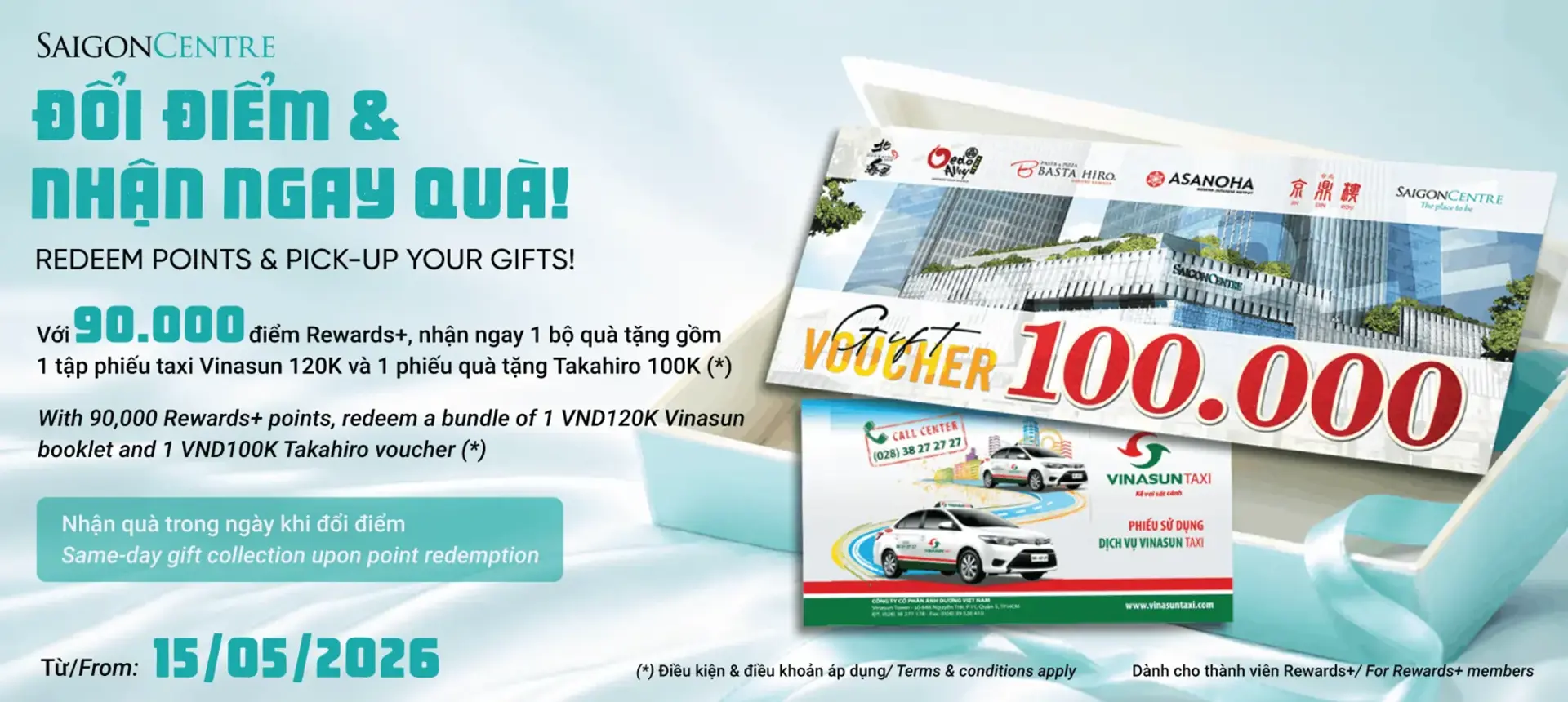 REDEEM POINTS & PICK-UP YOUR GIFTS