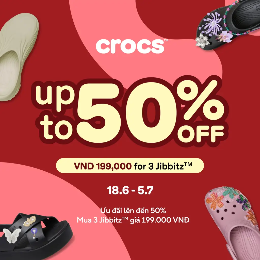 CROCS SALE CUỐI MÙA, DEAL SIÊU ĐỈNH