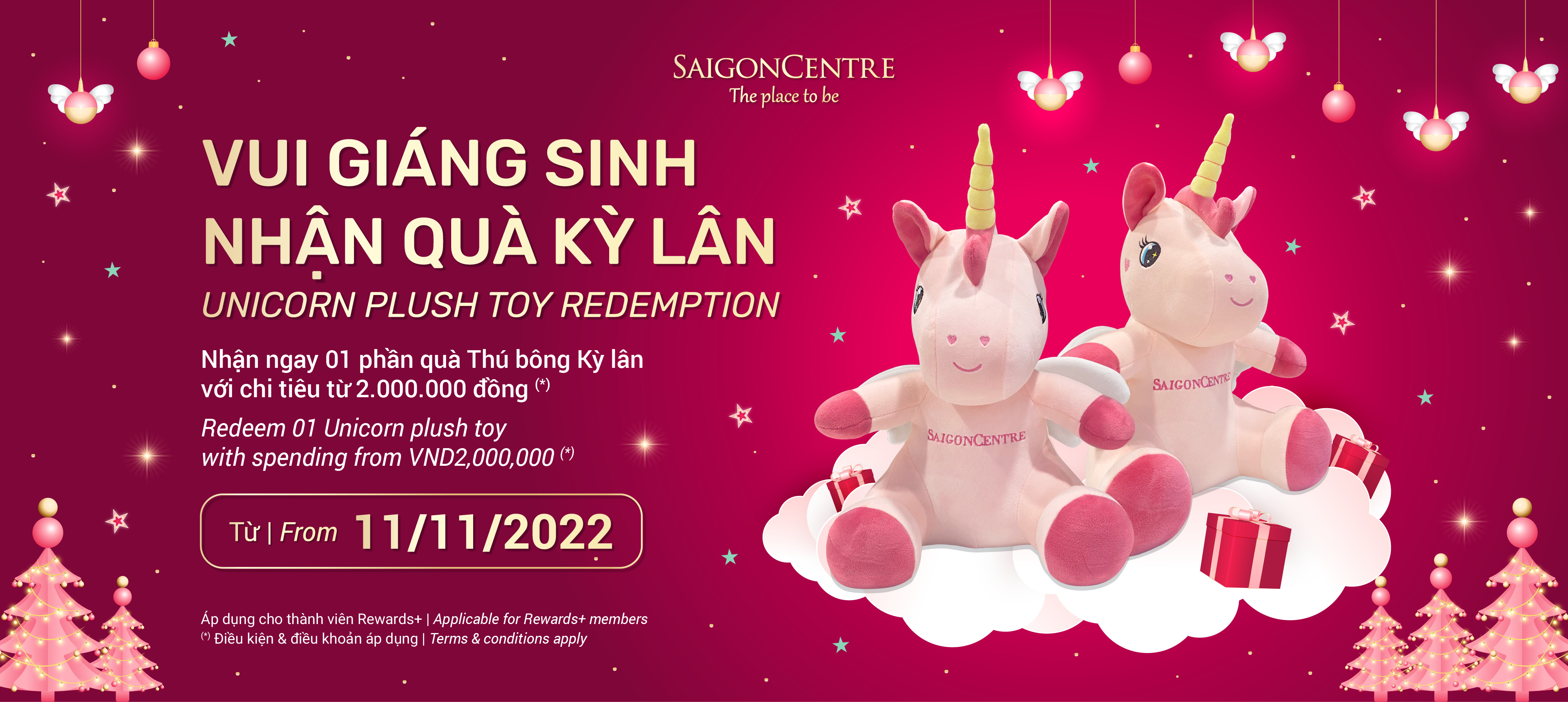 UNICORN PLUSH TOY REDEMPTION