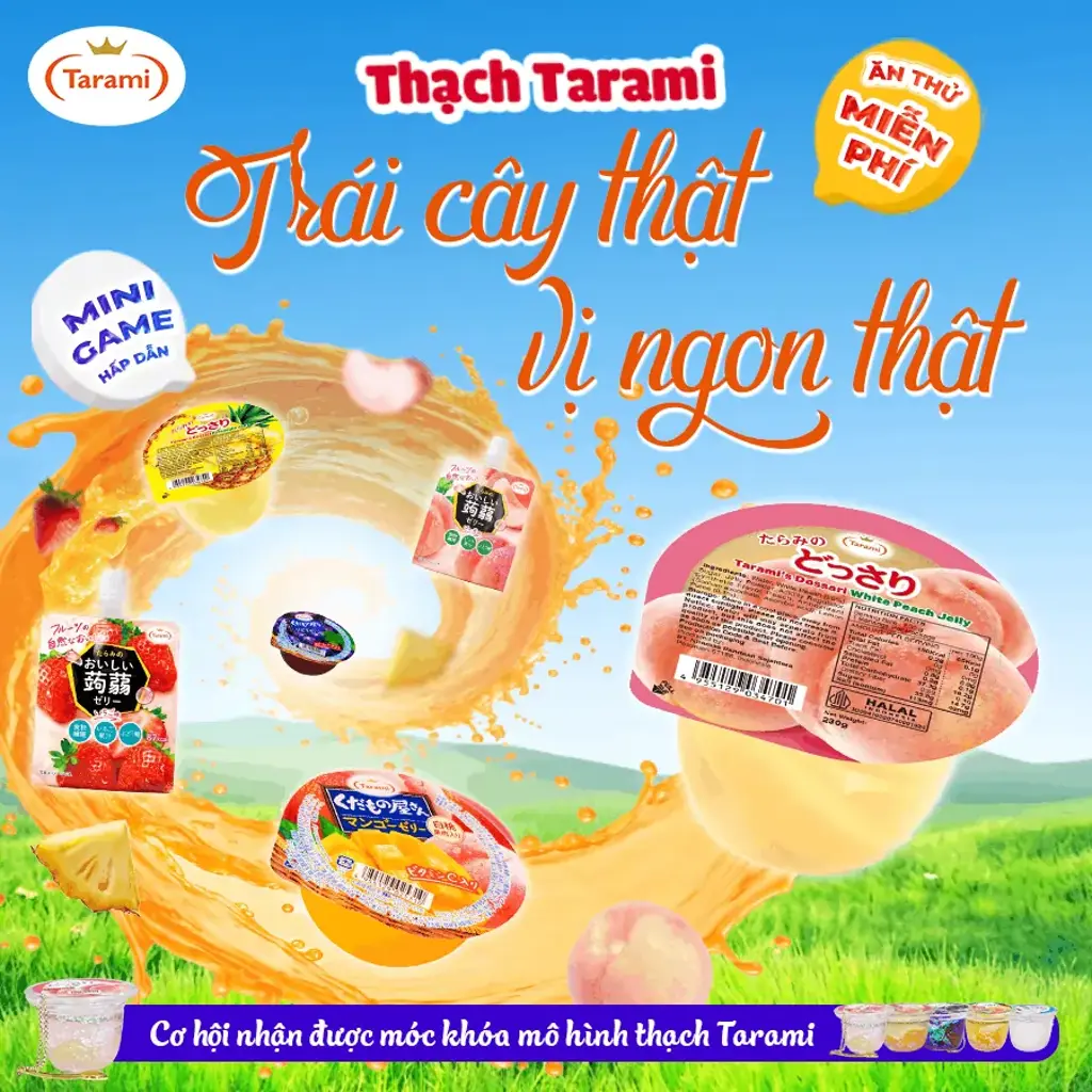 ĐẾN SAIGON CENTRE, TRẢI NGHIỆM MÙA HÈ THANH MÁT CÙNG THẠCH TRÁI CÂY TARAMI