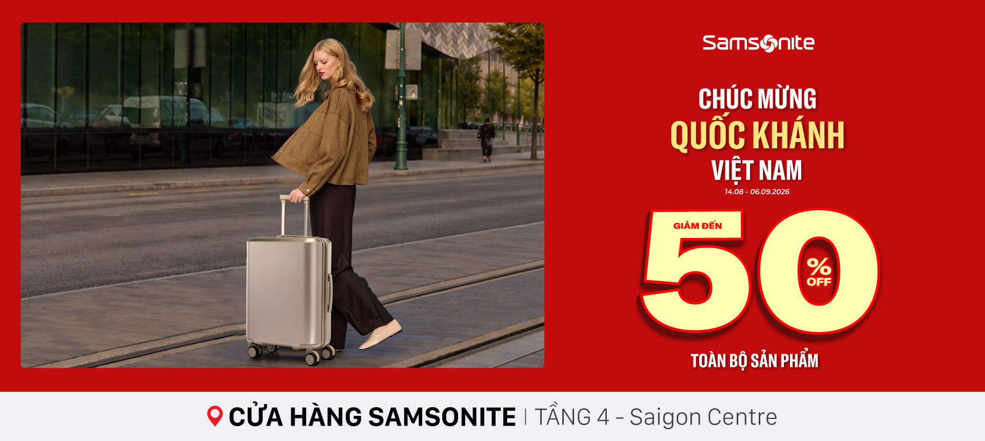 HAPPY HOLIDAY - ELEVATE EVERY JOURNEY WITH SAMSONITE