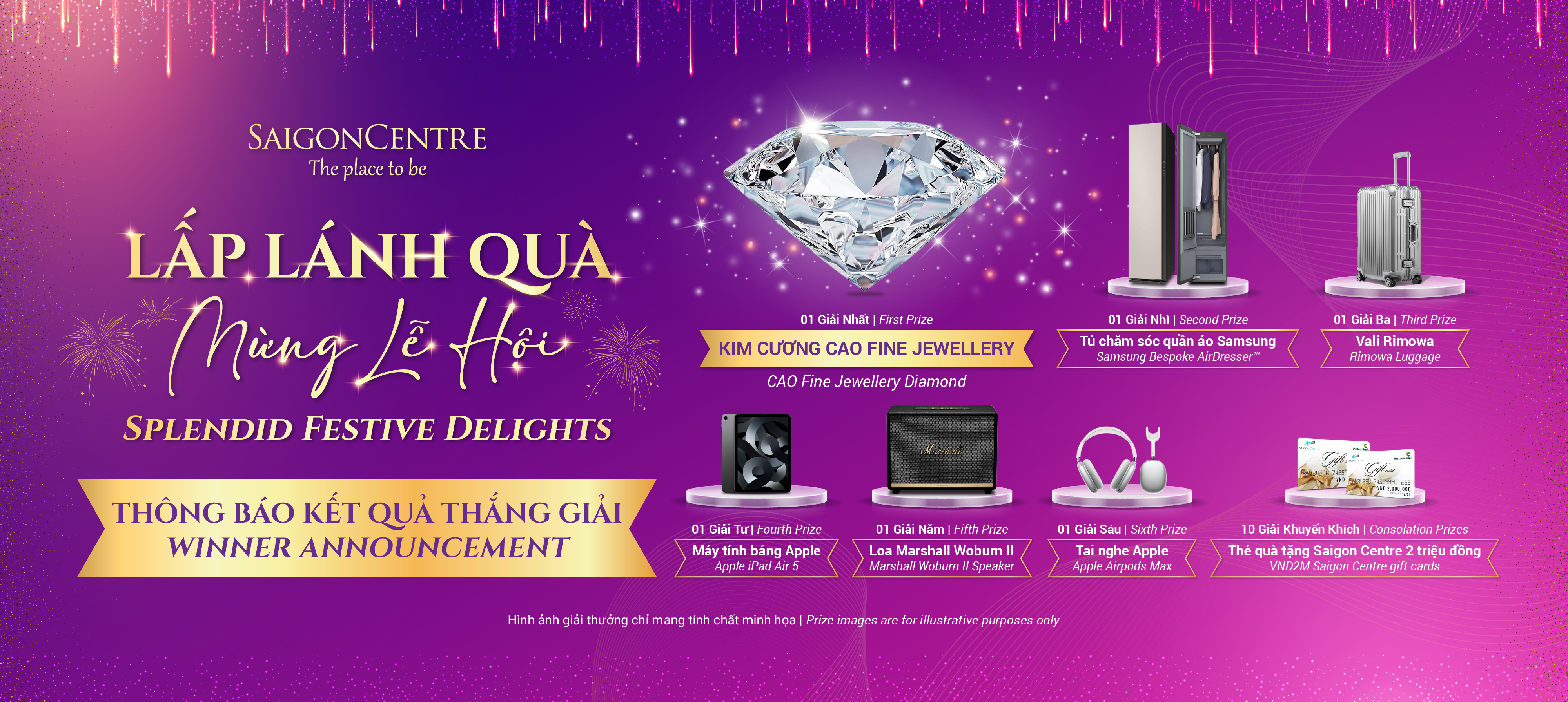 'SPLENDID FESTIVE DELIGHTS' PROMOTION – WINNERS ANNOUNCEMENT