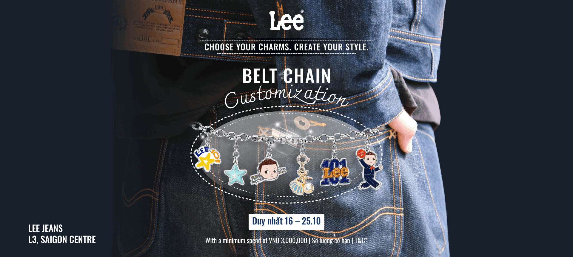 LEE JEANS - BELT CHAIN CUSTOMIZATION