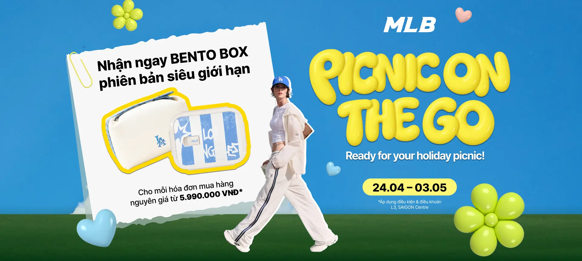 MLB - PICNIC ON THE GO WITH MLB BENTO BOX