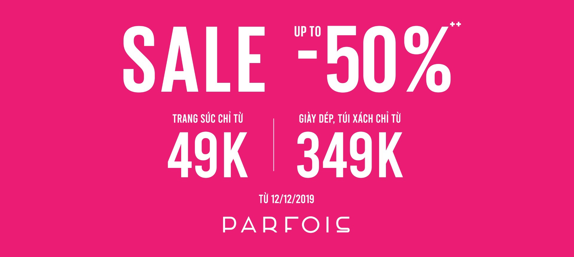 PARFOIS END OF SEASON SALE