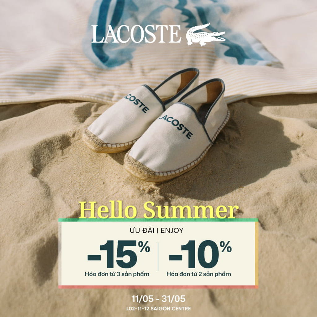 HELLO SUMMER | READY TO PLAY WITH LACOSTE