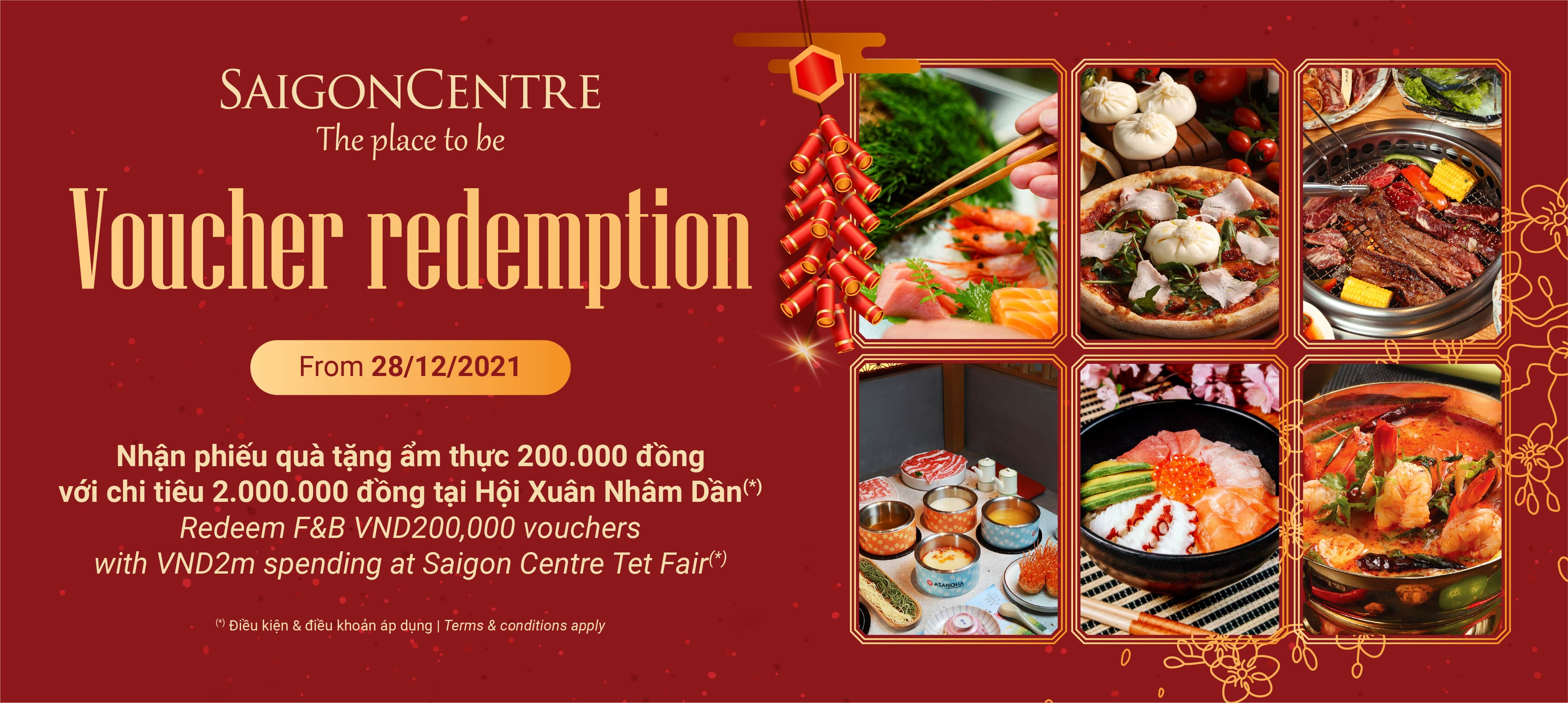 SAIGON CENTRE TET FAIR VOUCHER REDEMPTION
