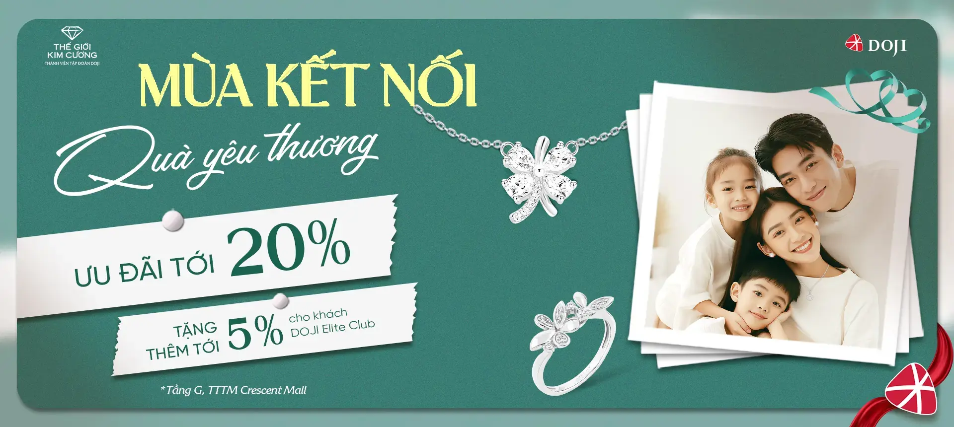 MÙA KẾT NỐI - QUÀ YÊU THƯƠNG VỚI TRANG SỨC CHỈ TỪ 10 TRIỆU