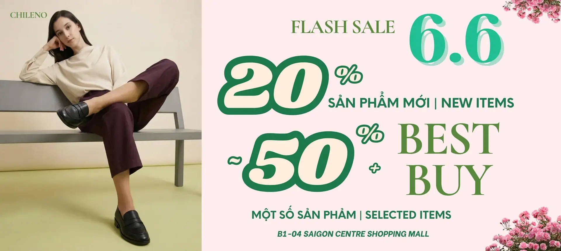 FLASH SALE 6/6 – ƯU ĐÃI CHỚP NHOÁNG TẠI CHILENO