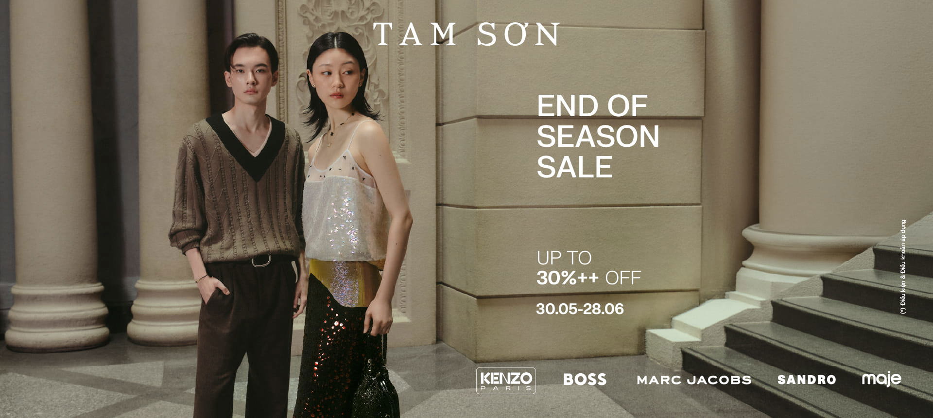 END OF SEASON SALE UP TO 30%++ | KENZO, BOSS, Marc Jacobs, SANDRO, Maje