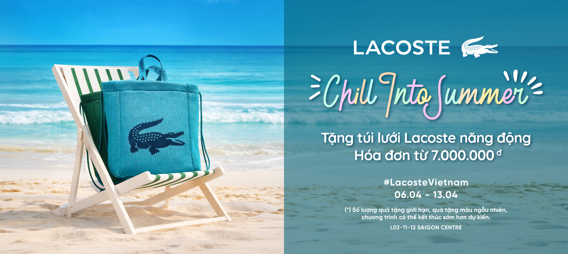 CHILL INTO SUMMER WITH LACOSTE