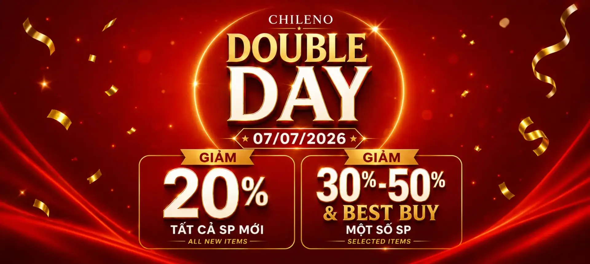 DOUBLE DAY 7/7 – ƯU ĐÃI NHÂN ĐÔI, THANH LỊCH NHÂN ĐÔI