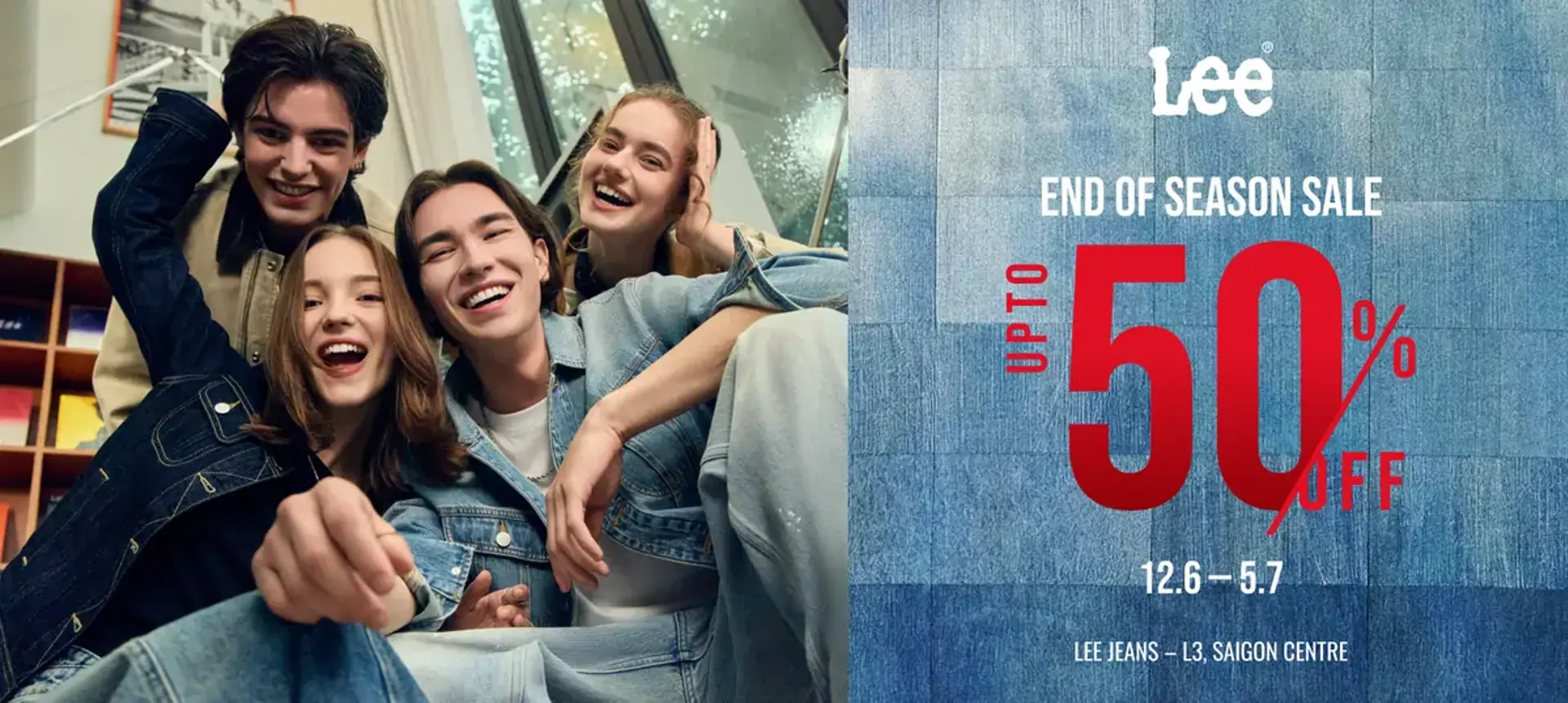 LEE JEANS - END OF SEASON SALE UP TO 50%