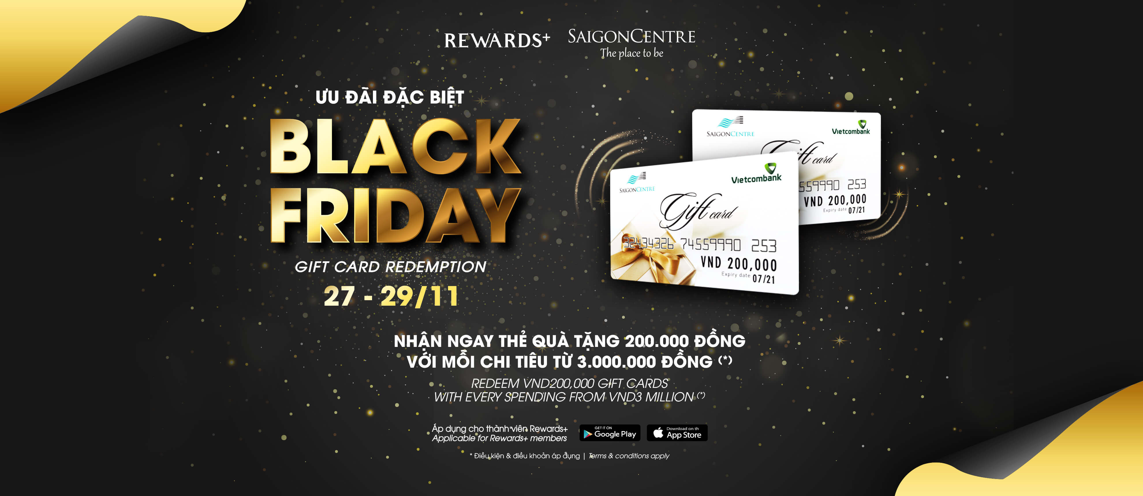 BLACK FRIDAY GIFT CARD REDEMPTION