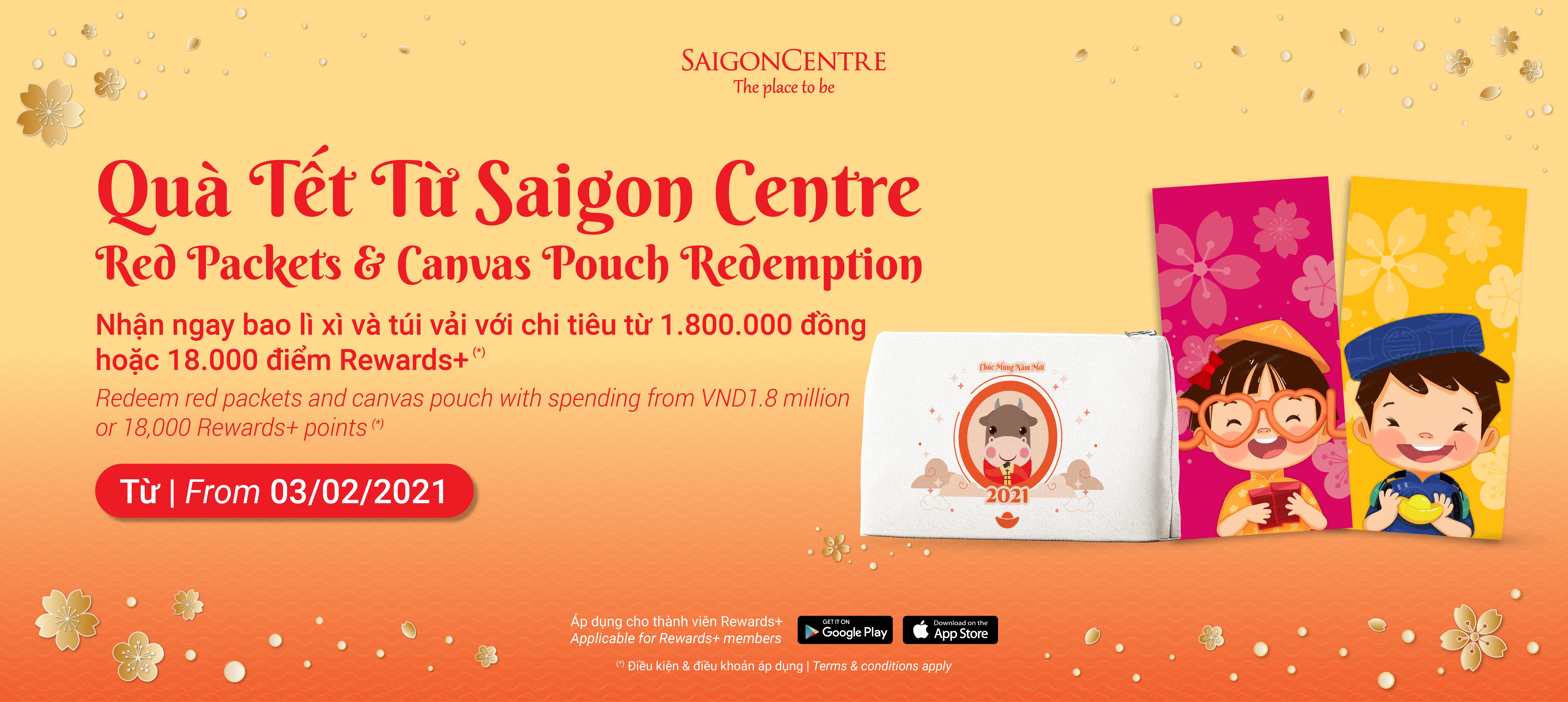 REDEEM TET GIFTS WITH SPENDING FROM VND1.8M OR 18K POINTS