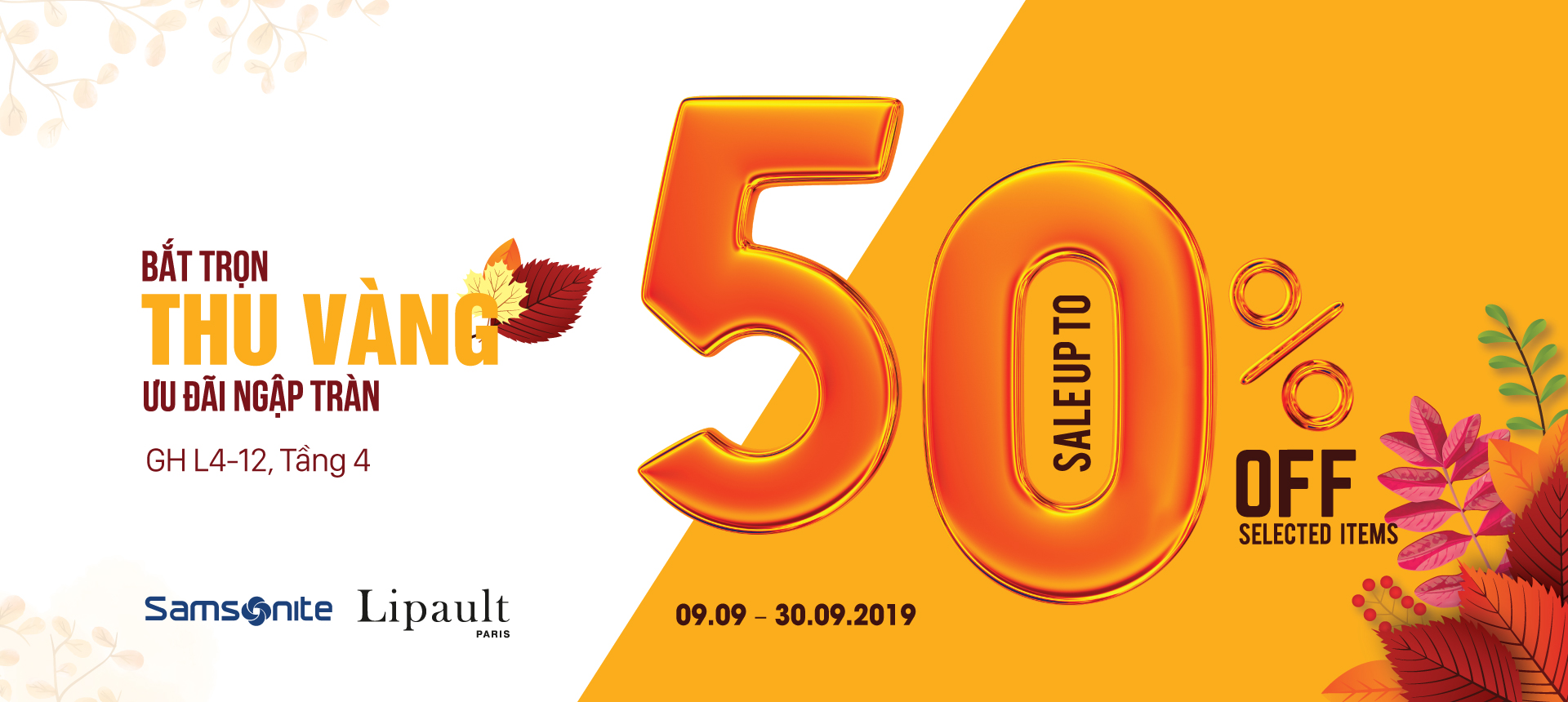 BẮT TRỌN THU VÀNG, ƯU ĐÃI NGẬP TRÀN