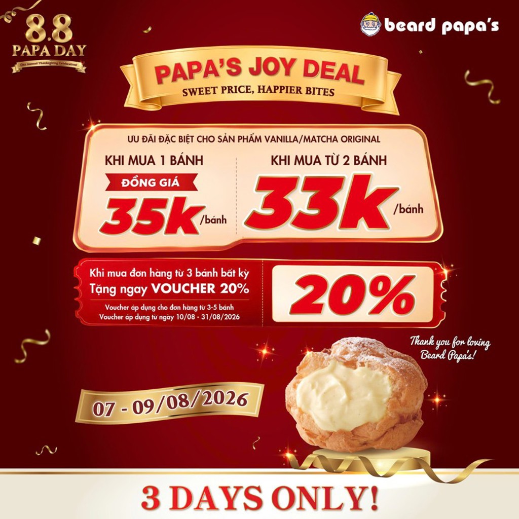 PAPA’S DAY – NGÀY HỘI TRI ÂN ĐÃ ĐẾN!