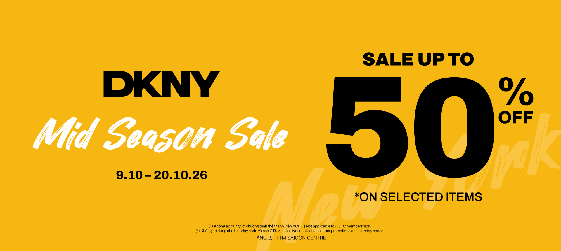 DKNY MID SEASON SALE - SALE UP TO 50%