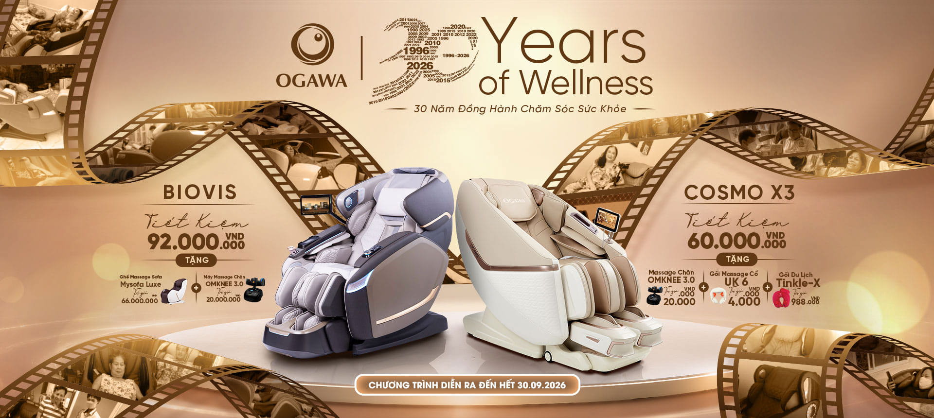 OGAWA - KỶ NIỆM 30 NĂM ĐỒNG HÀNH CHĂM SÓC SỨC KHỎE
