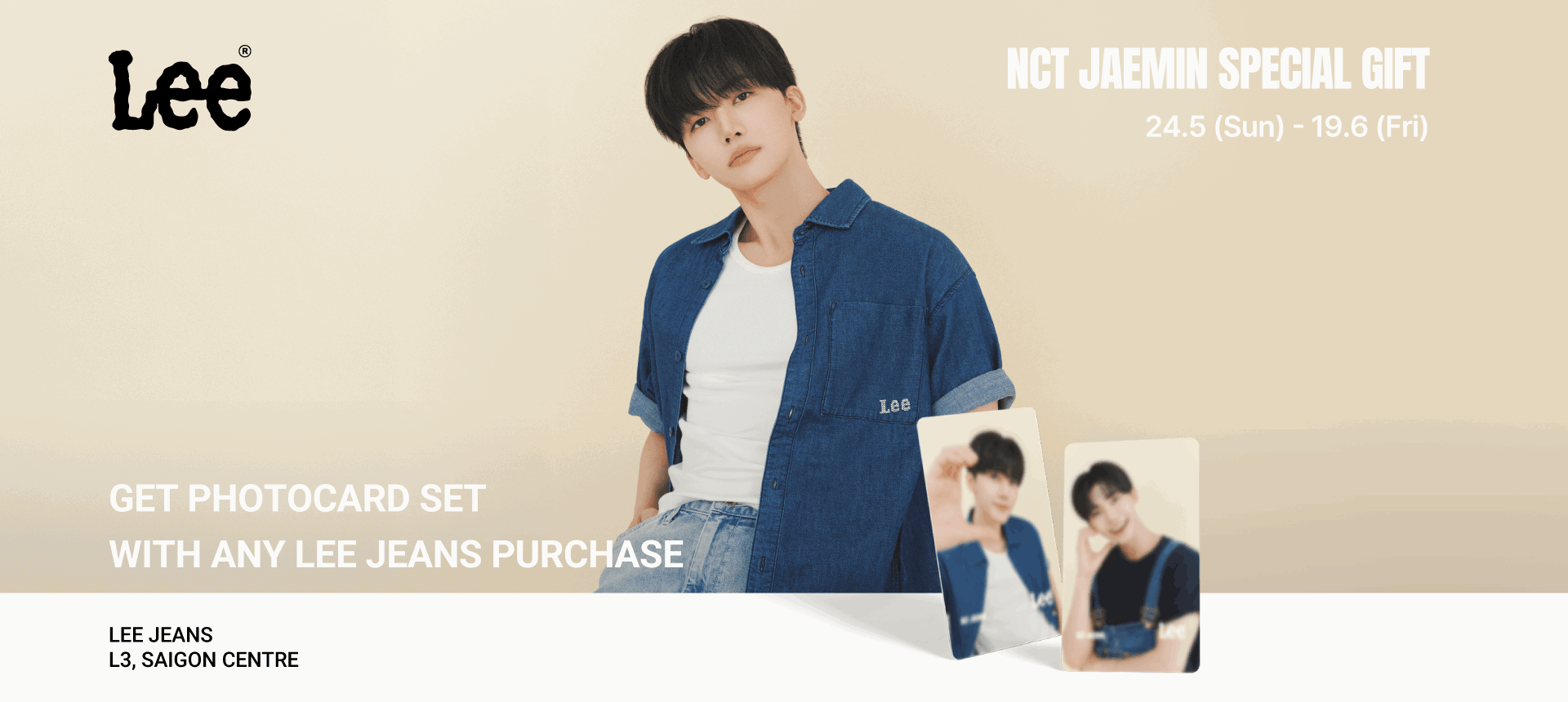 CHUẨN BỊ CHO CUỘC CHIẾN SĂN PHOTOCARD TẠI LEE JEANS