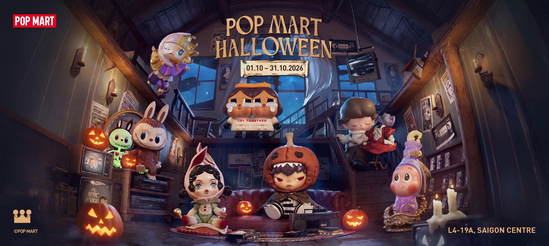[POP MART HALLOWEEN] TRICK OR SURPRISE? WHAT SURPRISE AWAITS YOU THIS HALLOWEEN?