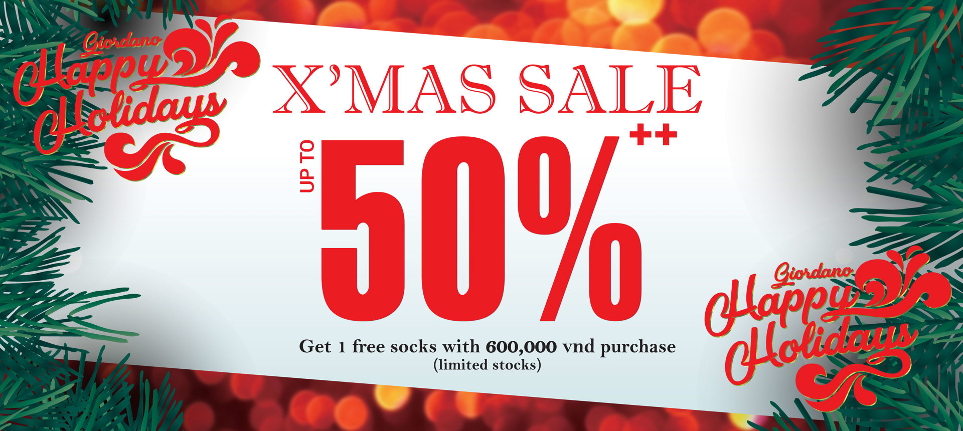 X'MAS SALE