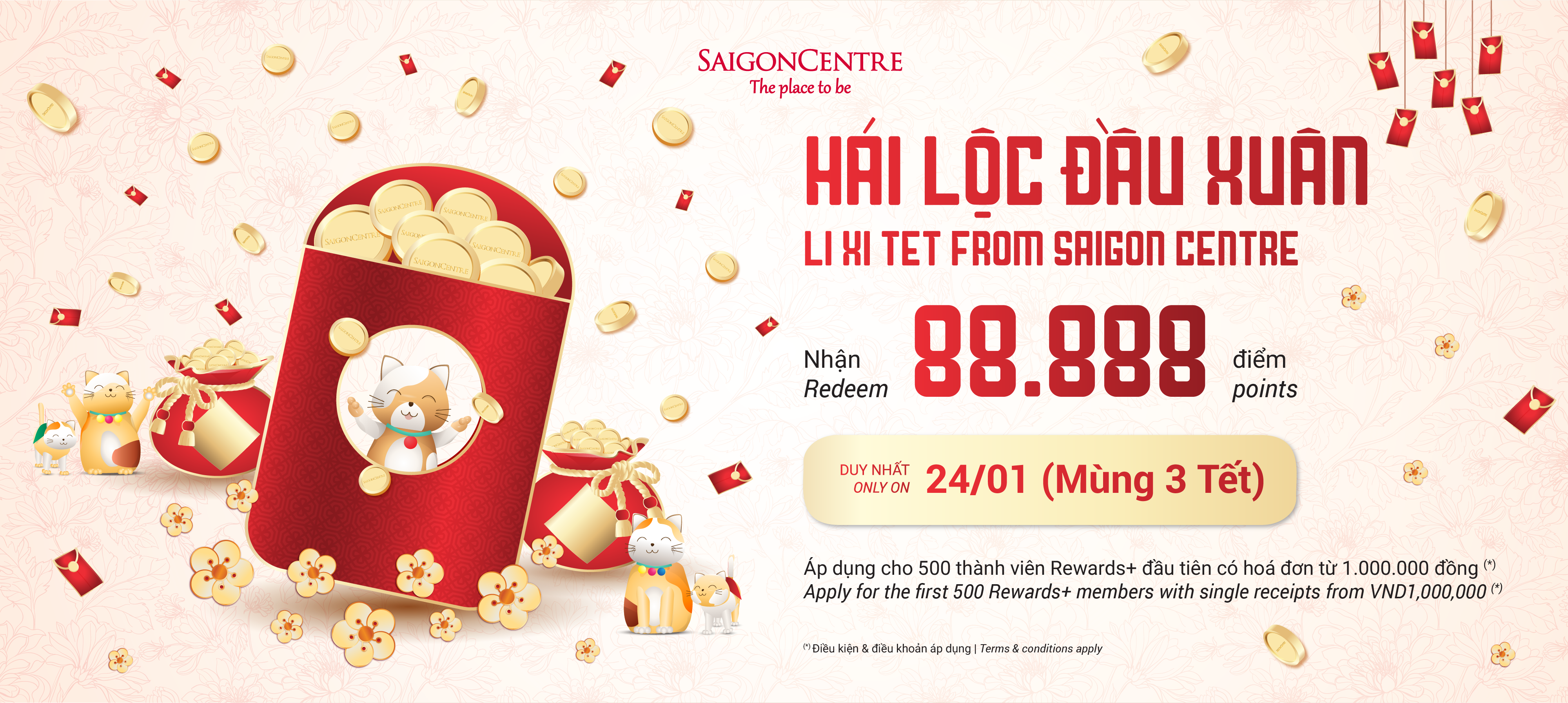 LI XI TET FROM SAIGON CENTRE