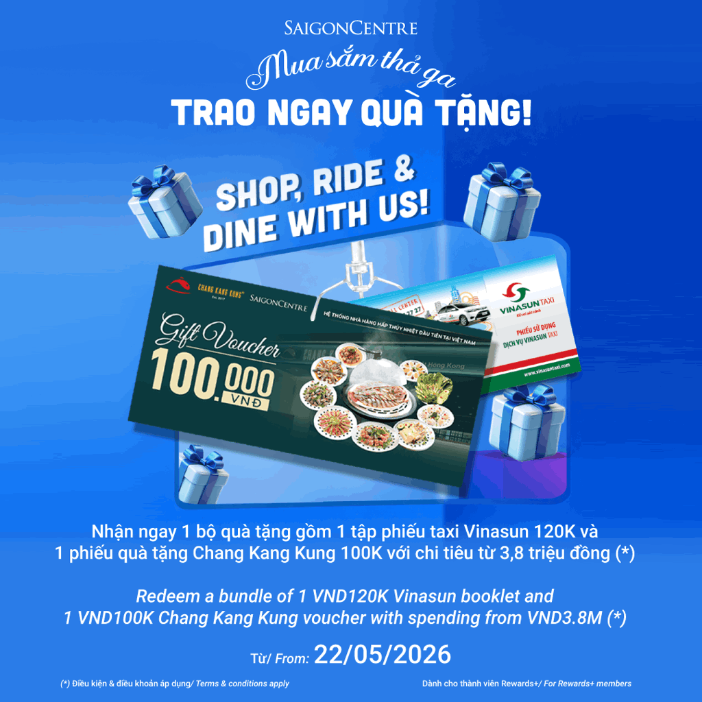 MUA SẮM THẢ GA - TRAO NGAY QUÀ TẶNG
